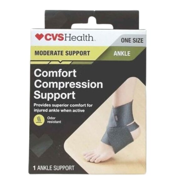 CVS Health Ankle Comfort Compression Support One - Picture 1 of 1